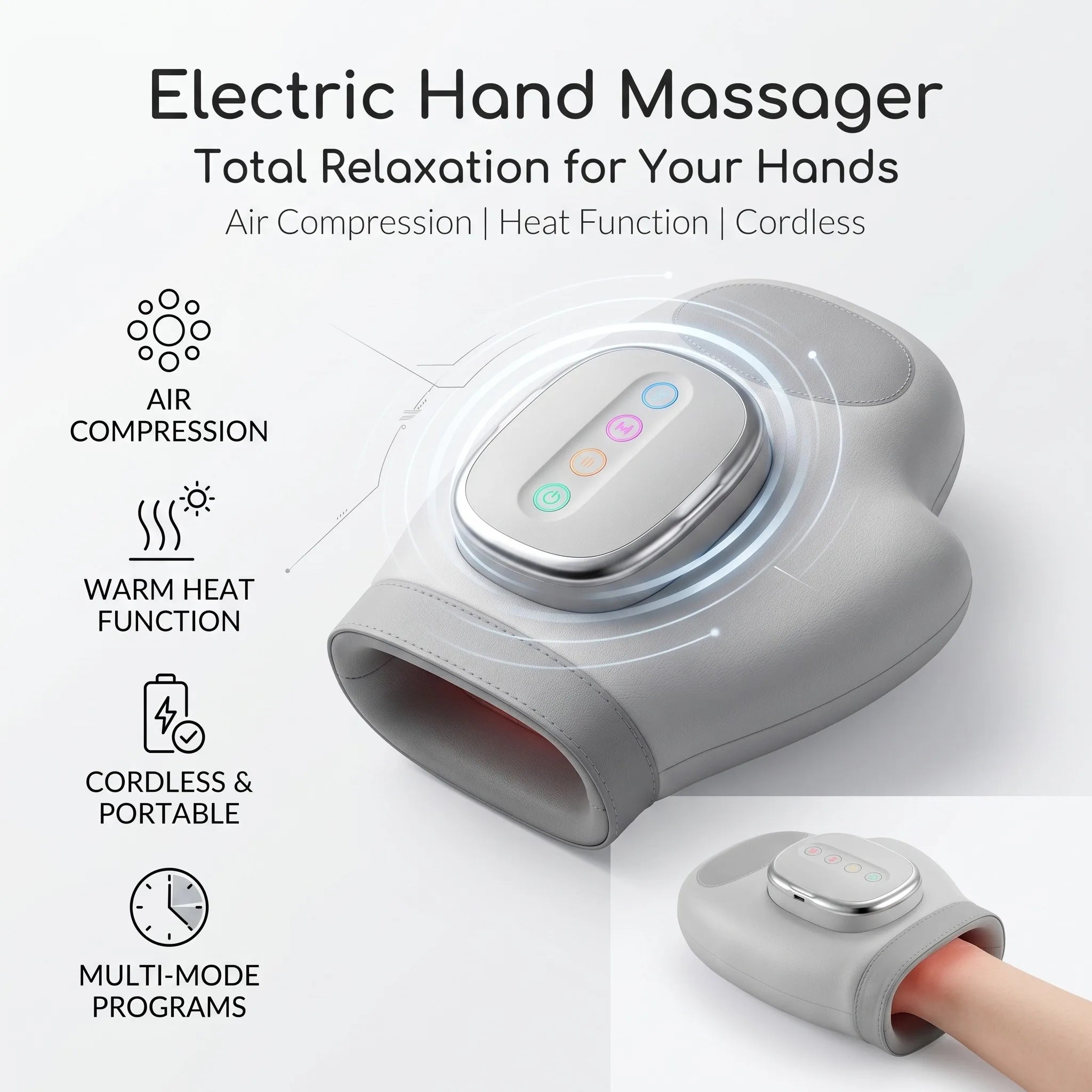 Cordless Heated Hand Massager